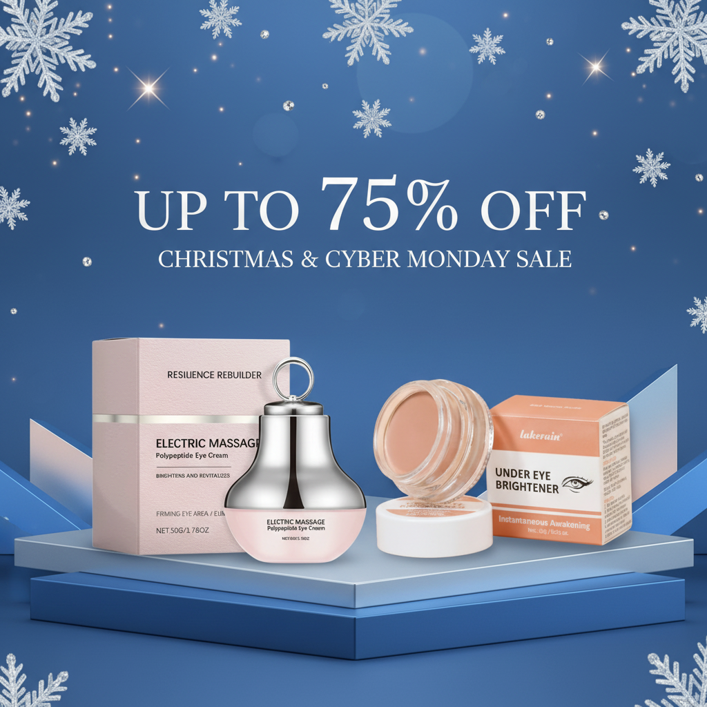 Christmas and Cyber Monday Banner with Products